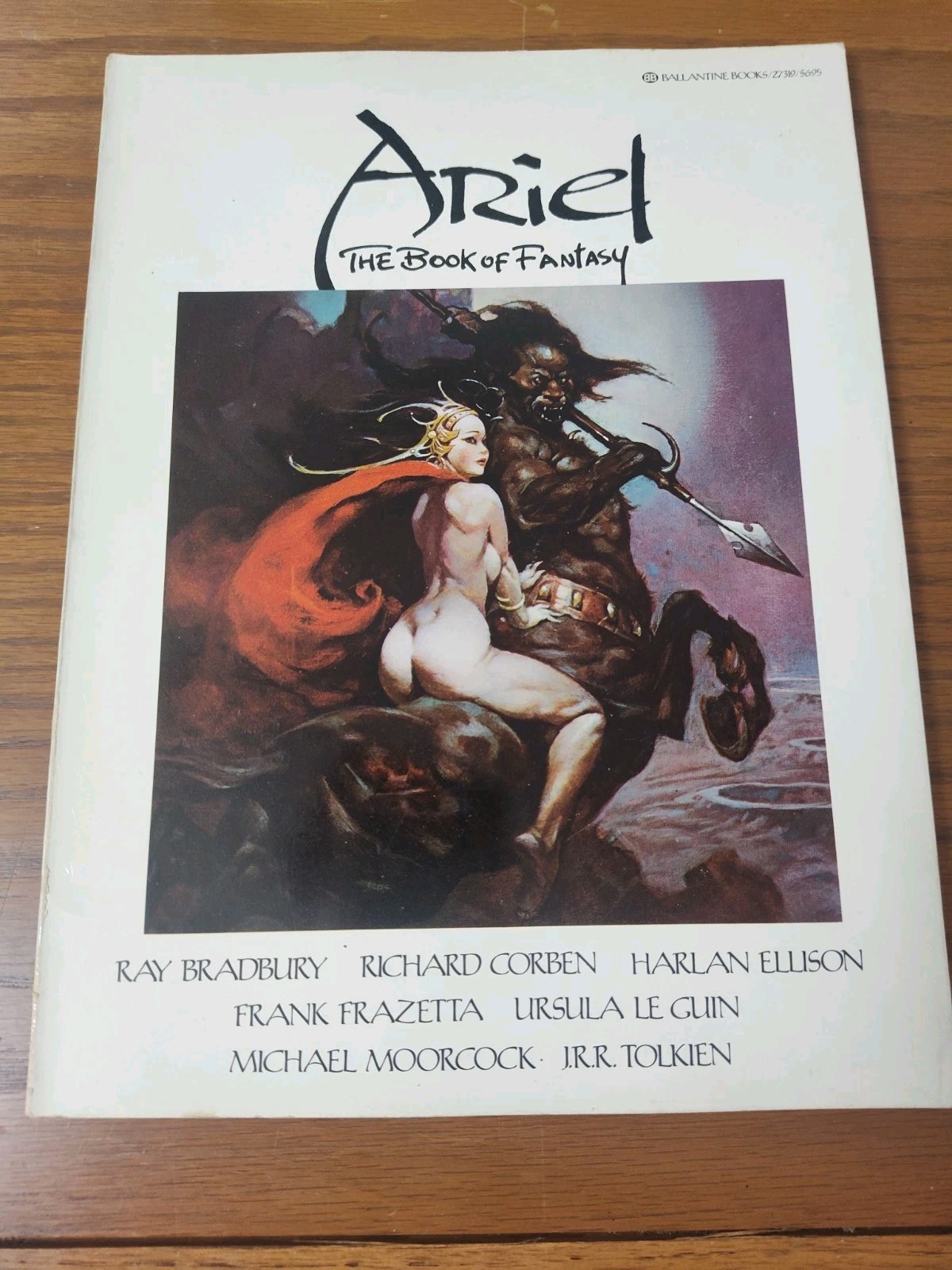 Vintage ARIEL THE BOOK OF FANTASY Lot Vol 2 3 4 Ballantine Softcover Art SciFi
