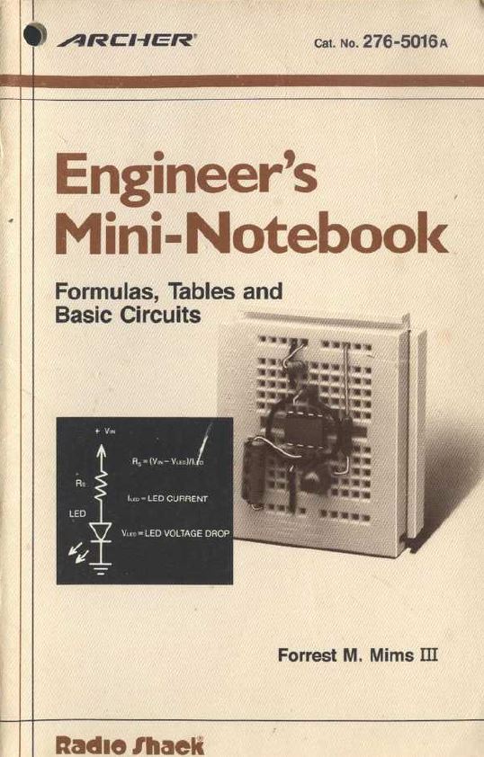 Forrest Mims, RadioShack Engineer’s Mini Notebooks Learning Books CD DVD