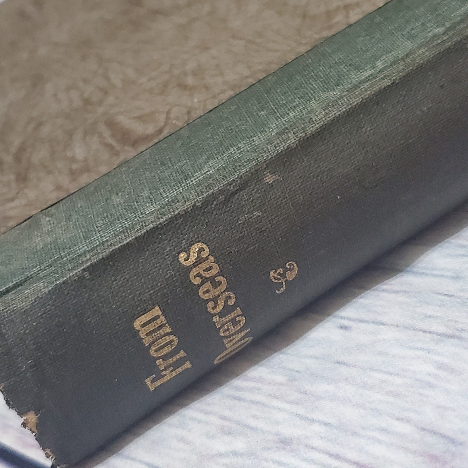 From Overseas 1937 Poetry Anthology Fowler Wright Ltd London Hardcover