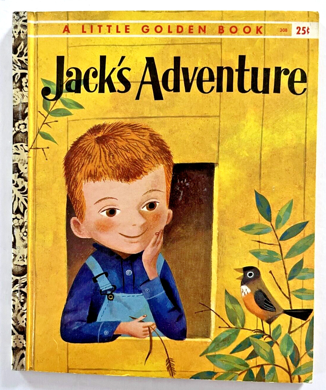 JACK’S ADVENTURE ~ vintage 1st “A” ed. Little Golden Book #308 ~ J.P. Miller, VG