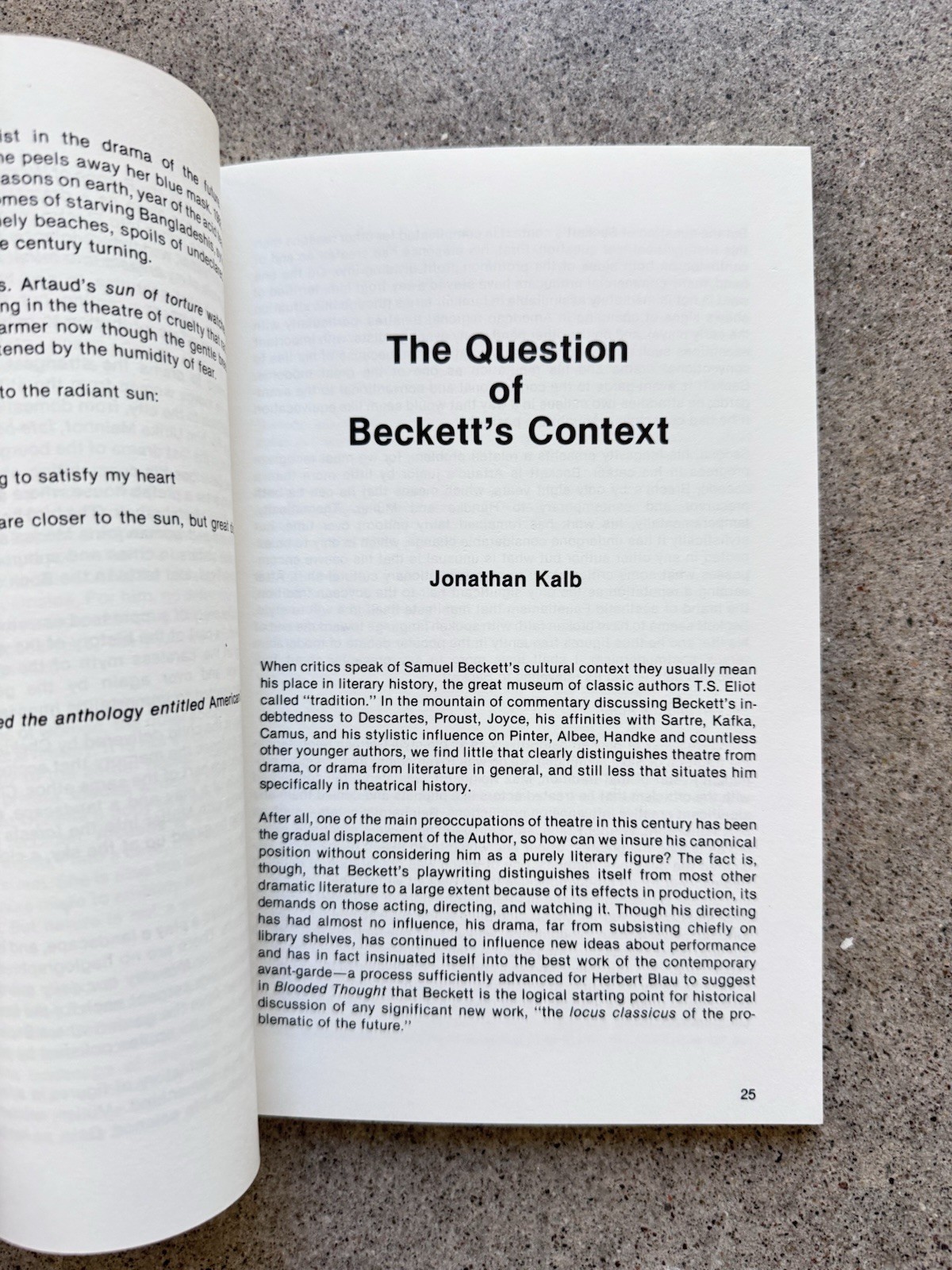 Performing Arts Journal 32: Beckett, Müller, Wesker, Vienna Theatre