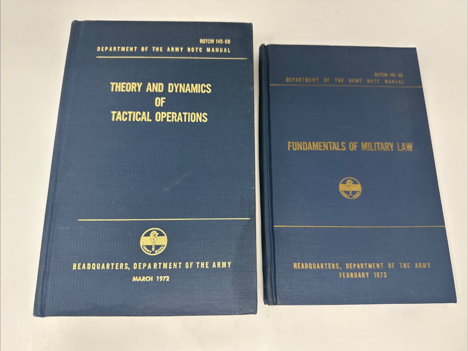THEORY AND DYNAMICS OF TACTICAL OPERATIONS ROTC Manual No. 145-60 + 145-85