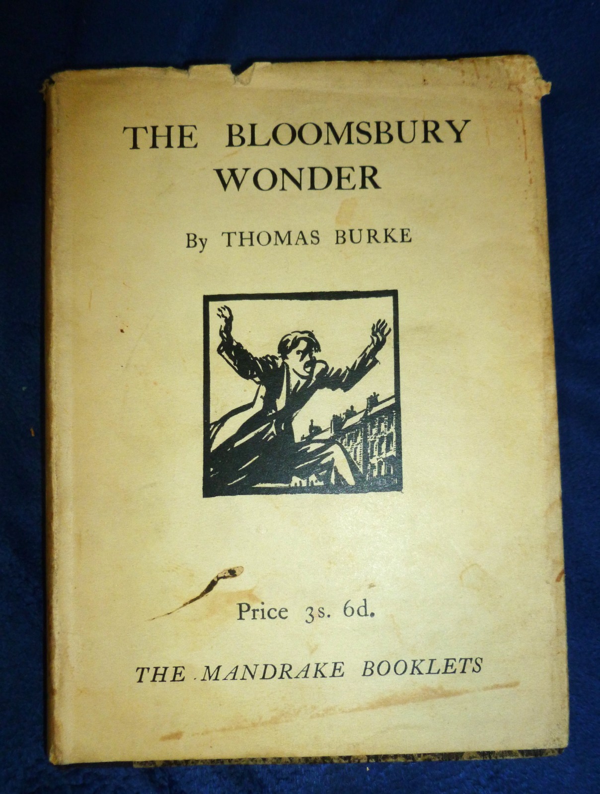 Antique 1st Ed 1929 THE BLOOMSBURY WONDER Thomas Burke, London HC/DJ, Mystery