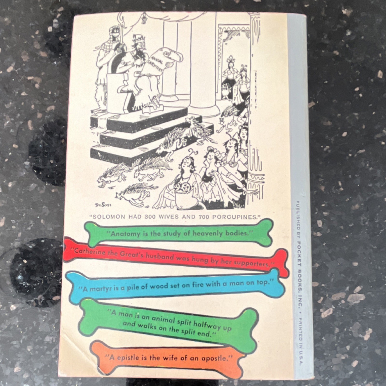 Dr. Seuss Illustrated Vintage Humor Paperback Pocket Books 1961