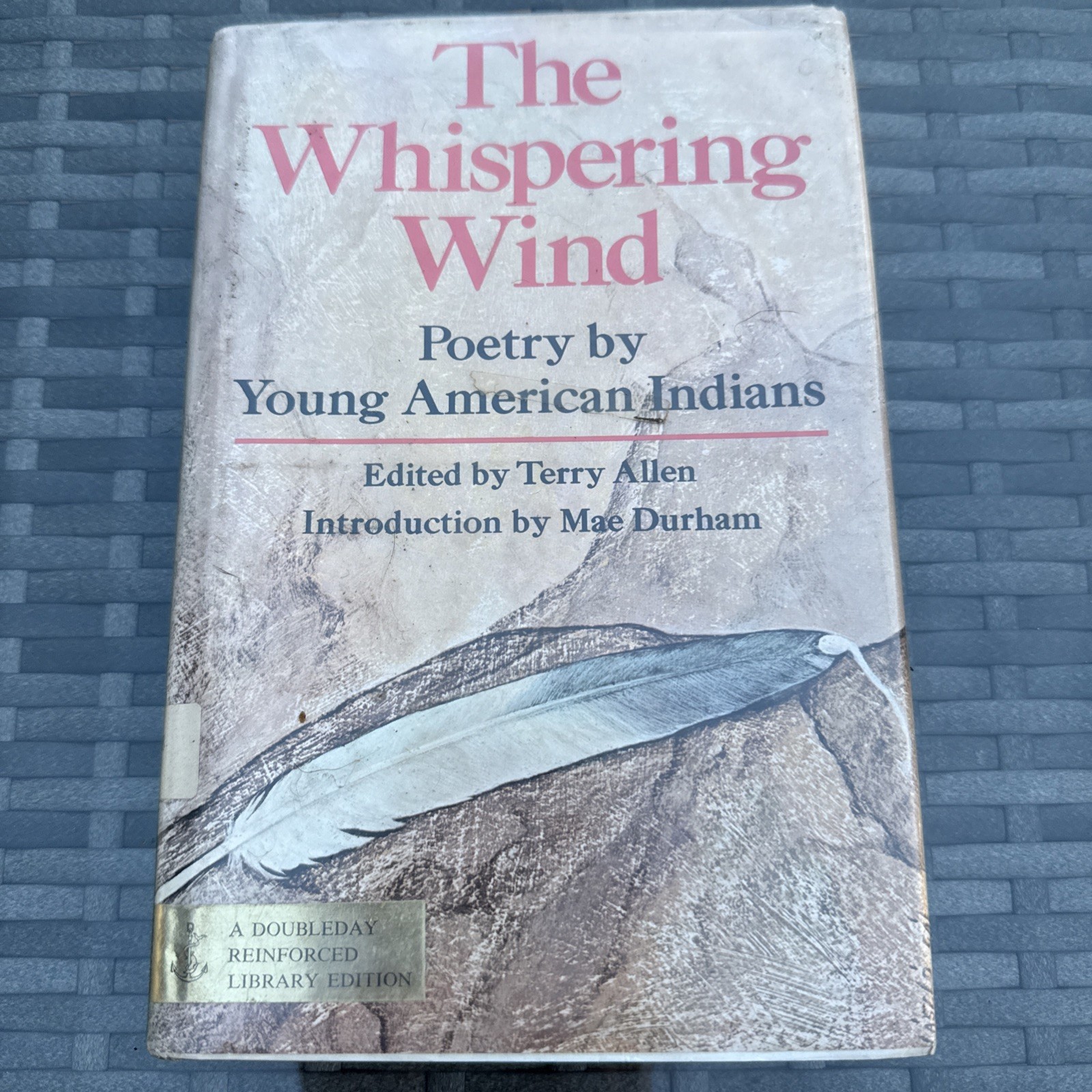 1972 The Whispering Wind: Poetry by Young American Indians Paperback Preowned