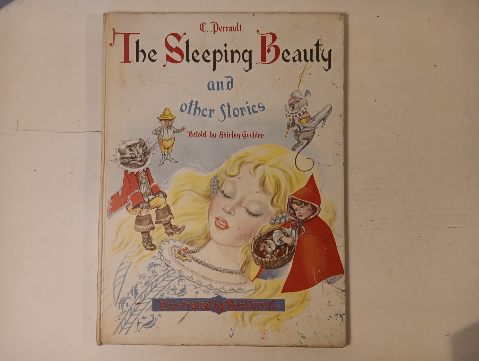 Rare Vintage Sleeping Beauty & Stories C.Perrault Shirley Goulden Splendour 1958