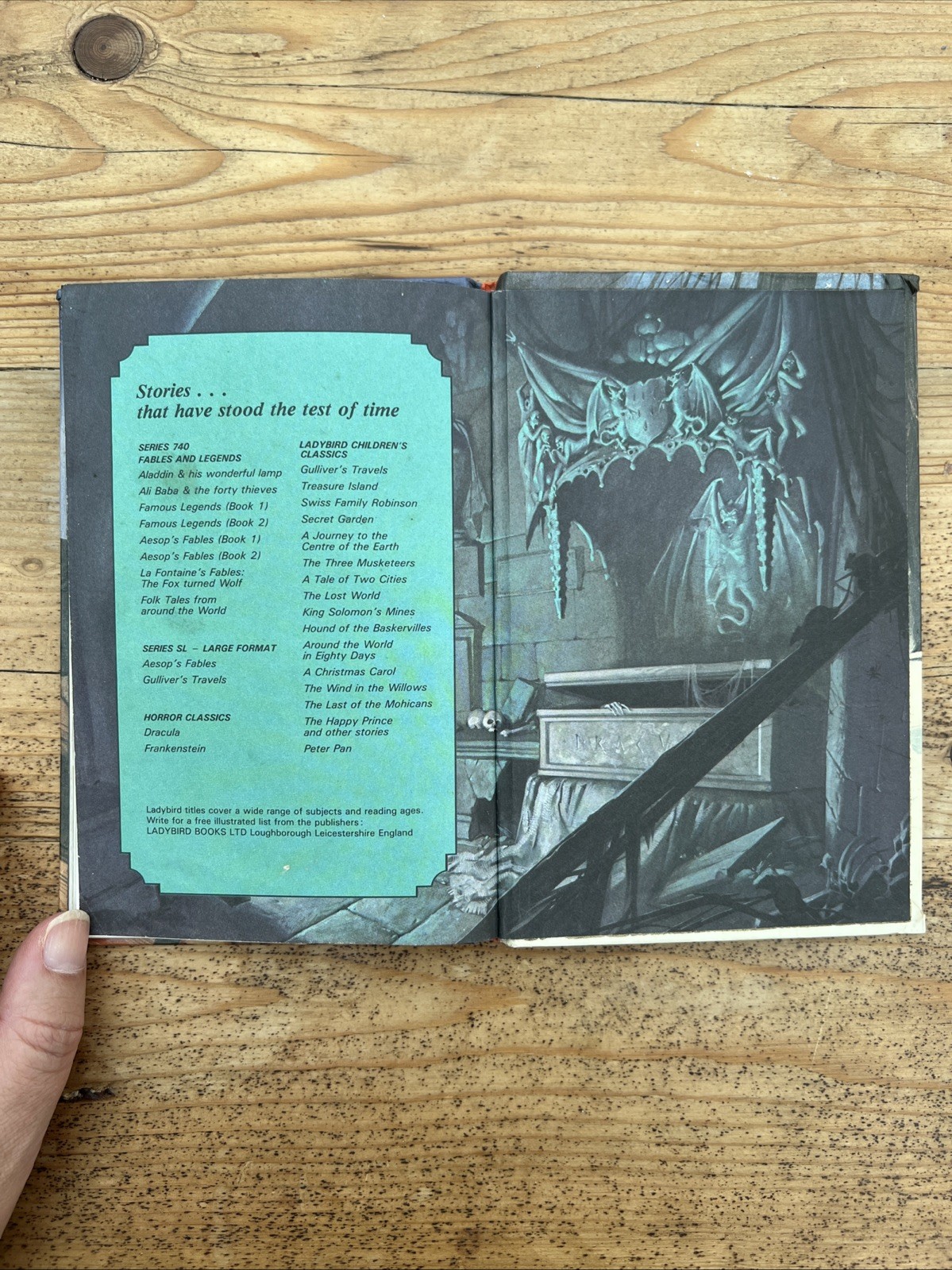 Dracula Ladybird Horror Classic First Edition Hardback Book