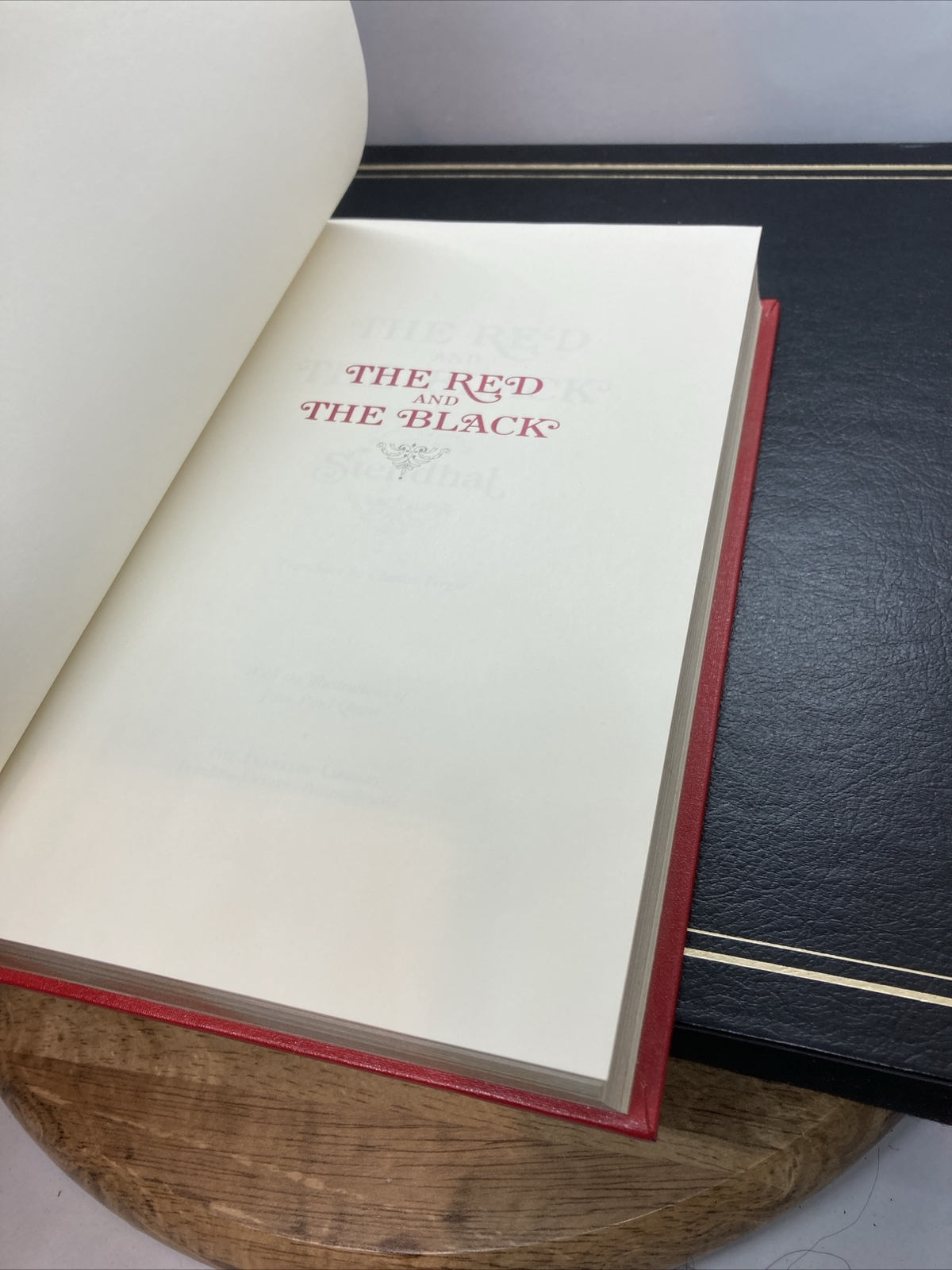 The Red And The Black Stendhal Franklin Library Leather HB 1981