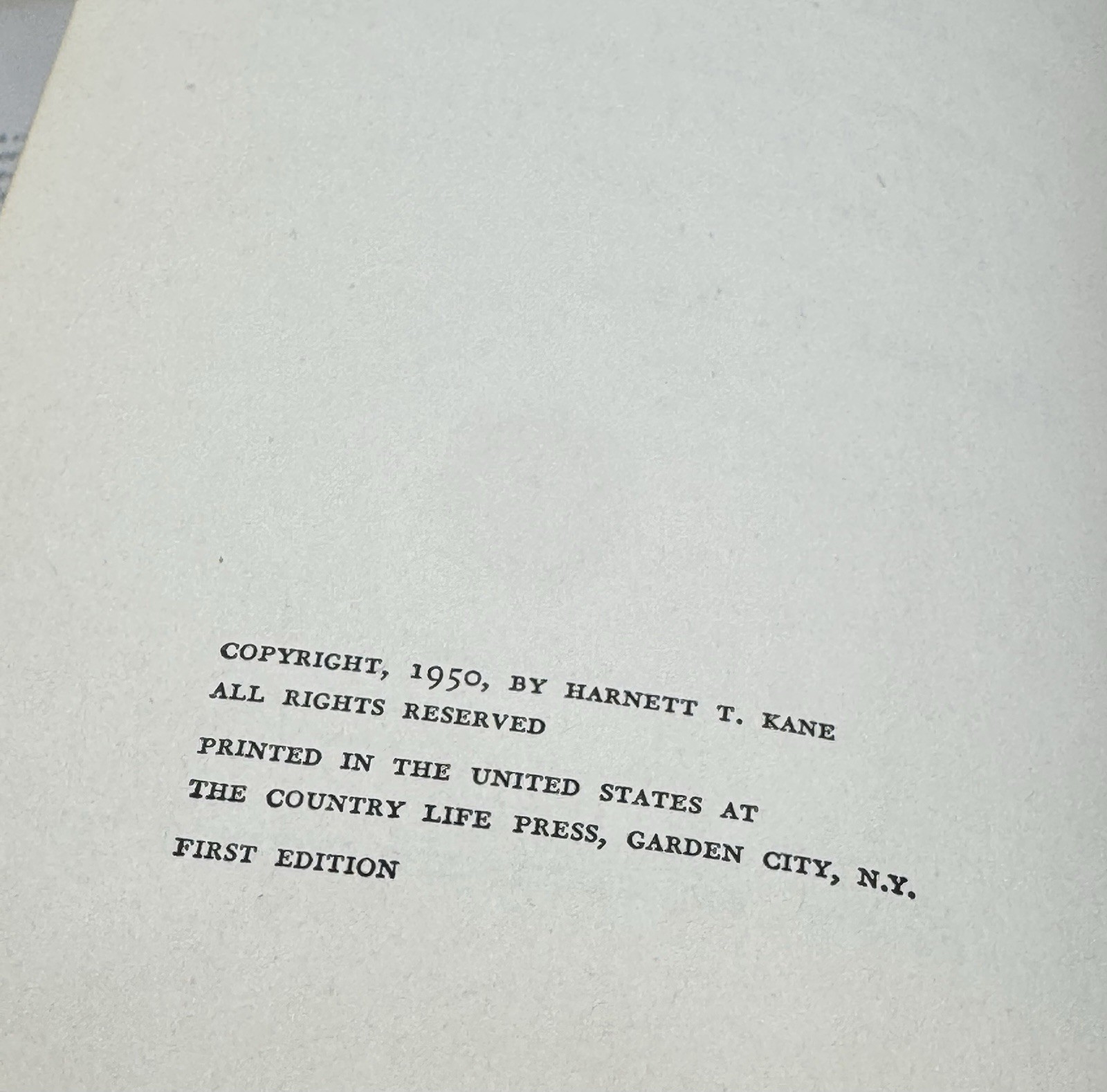 Pathway to the Stars Harnett T. Kane 1950 First Edition Doubleday Hardcover w DJ