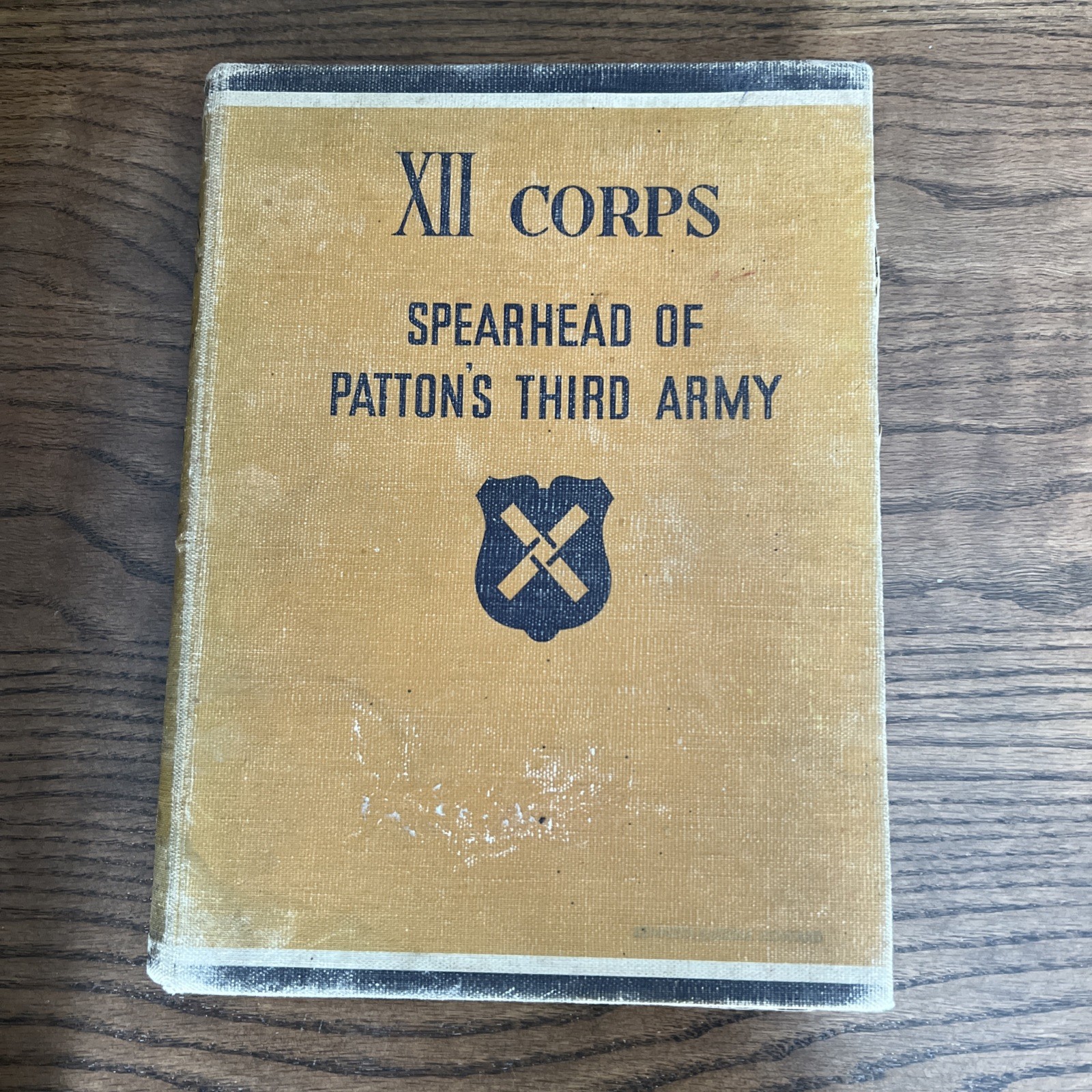 1947 WW II ~ XII CORPS SPEARHEAD OF PATTON’s THIRD ARMY ~ Unit History 1st HC