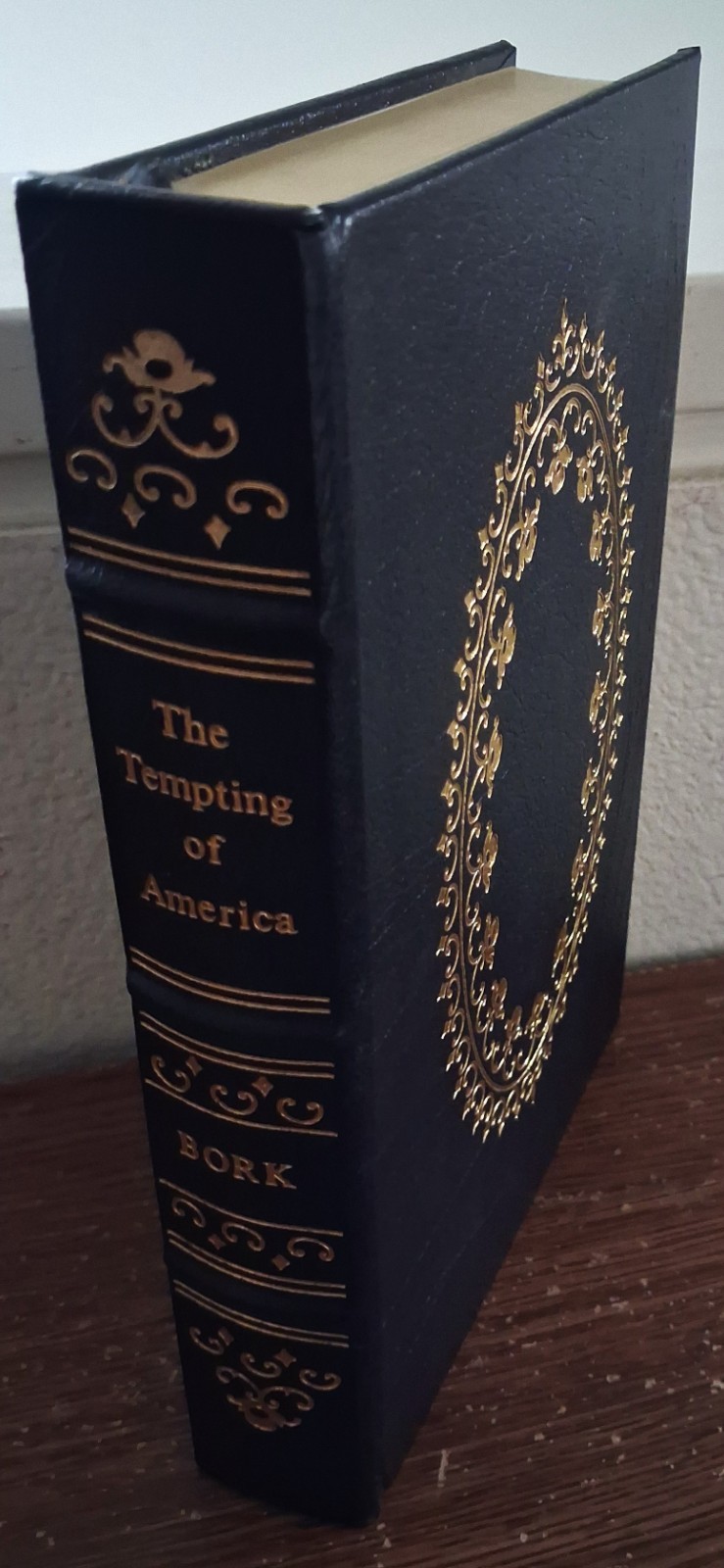 SIGNED Robert Bork THE TEMPTING OF AMERICA Leather Gryphon Edition + Letter