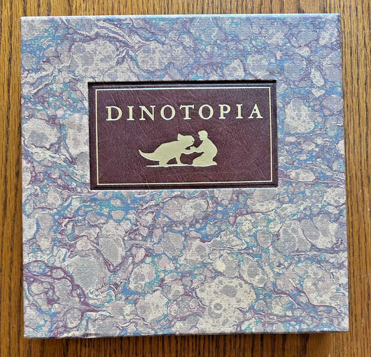 Dinotopia A Land Apart from Time Leather 2386/3500 SIGNED Slipcase James Gurney!