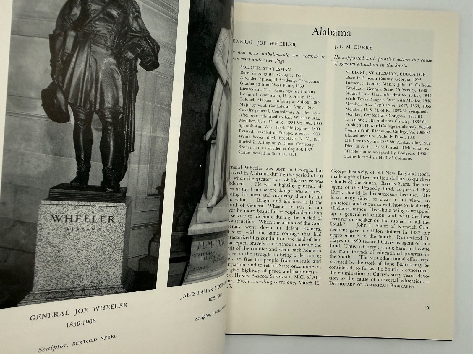 Signed Murdock National Statuary Hall 1955 + Capitol Ephemera Brumidi Letter