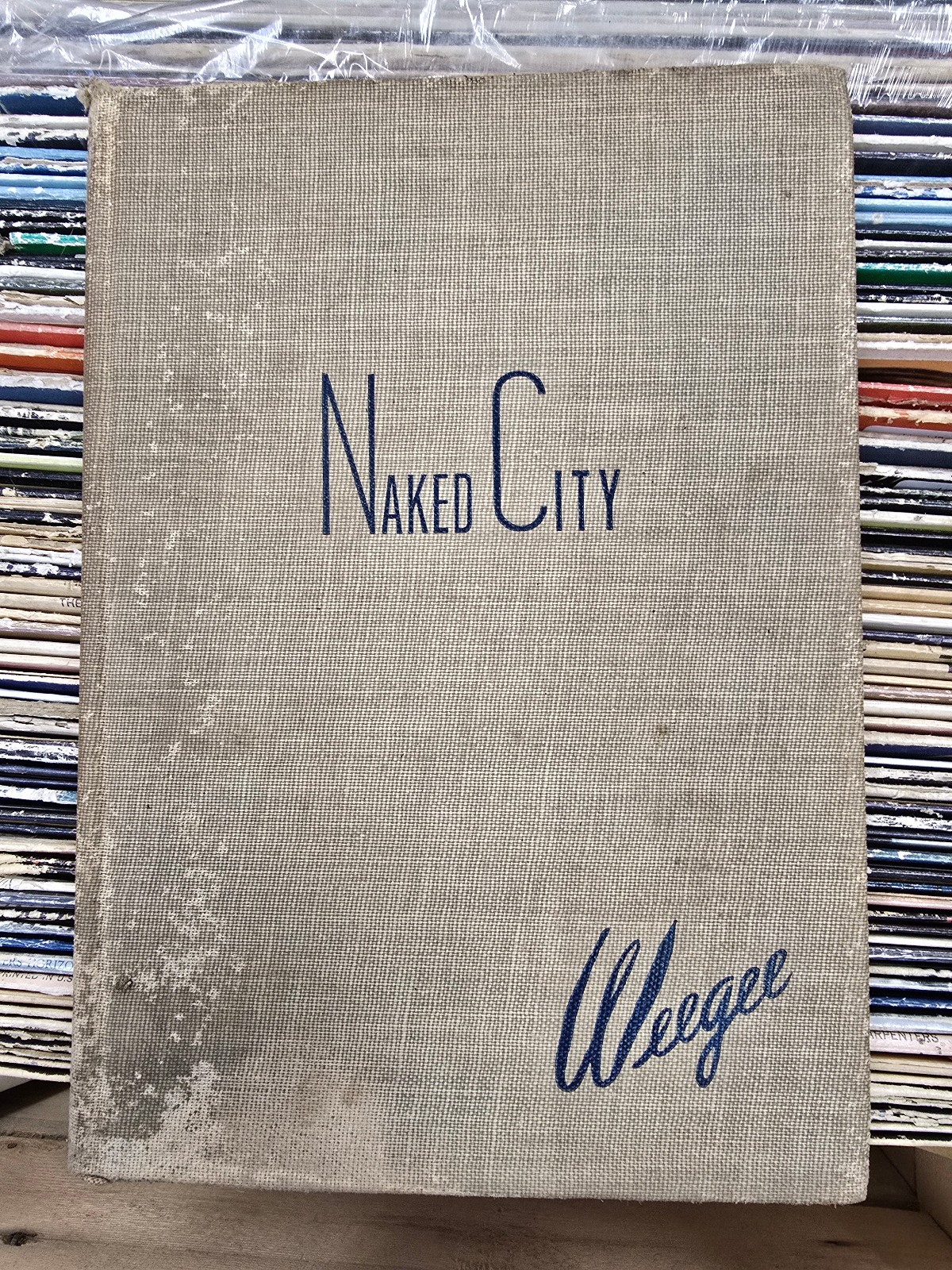Weegee Naked City Original 1945 FIRST Print Textured Cloth HC Gravure New York