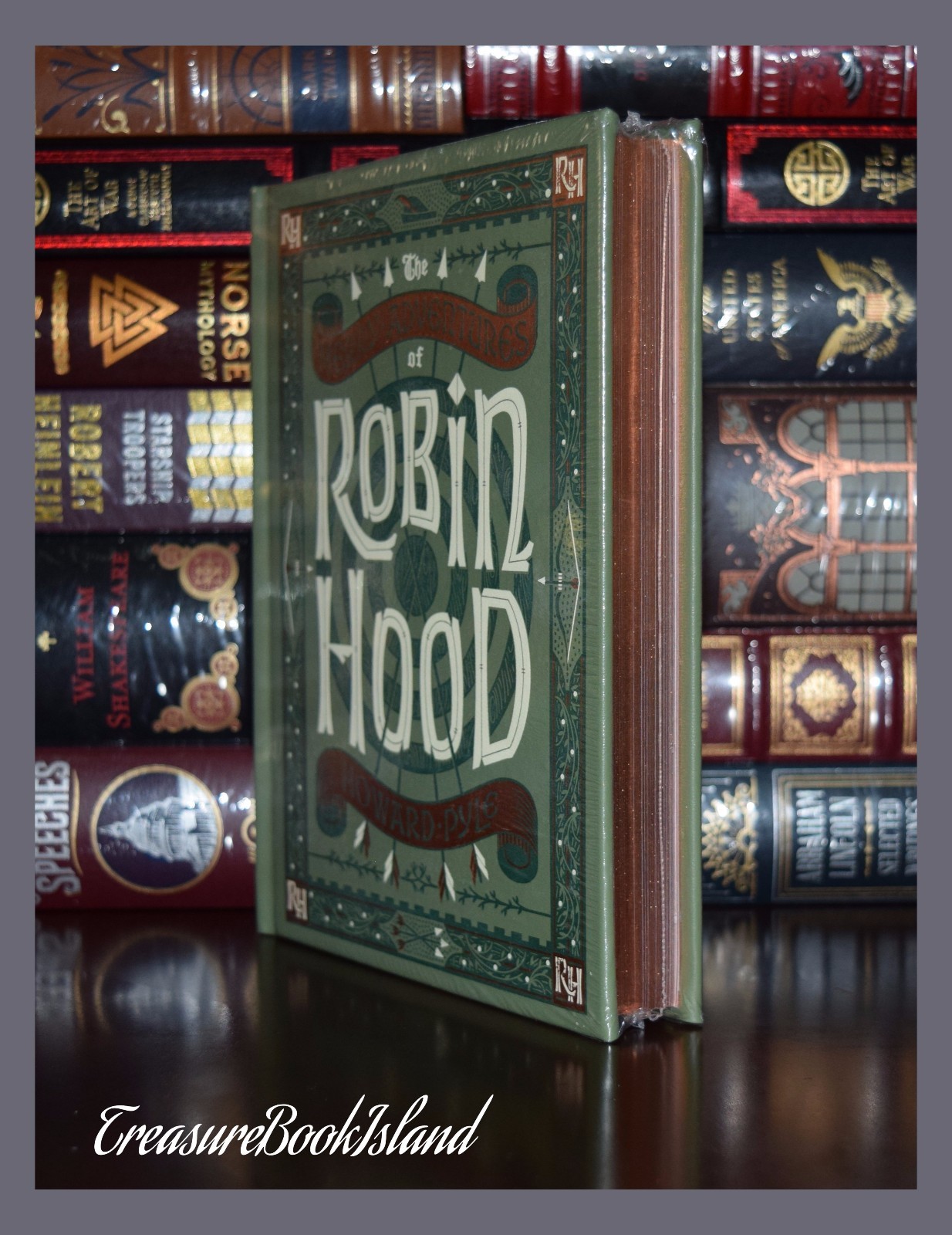 Merry Adventures of Robin Hood by H. Pyle Illustrated New Sealed Leather Bound