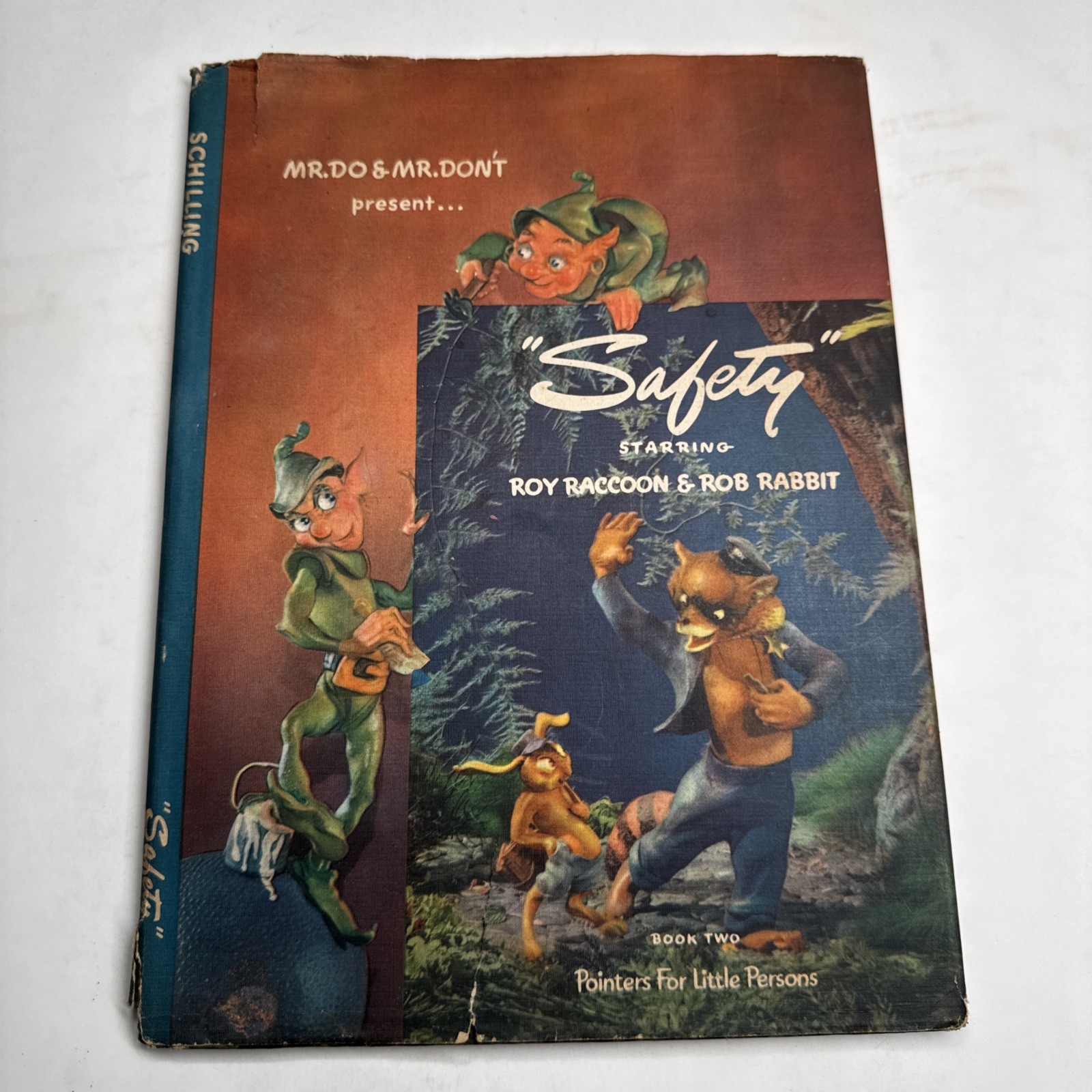 1943- Mr DO & DONT Present “Safety” w/ Roy Racoon Book II By Sass Dorne First Ed