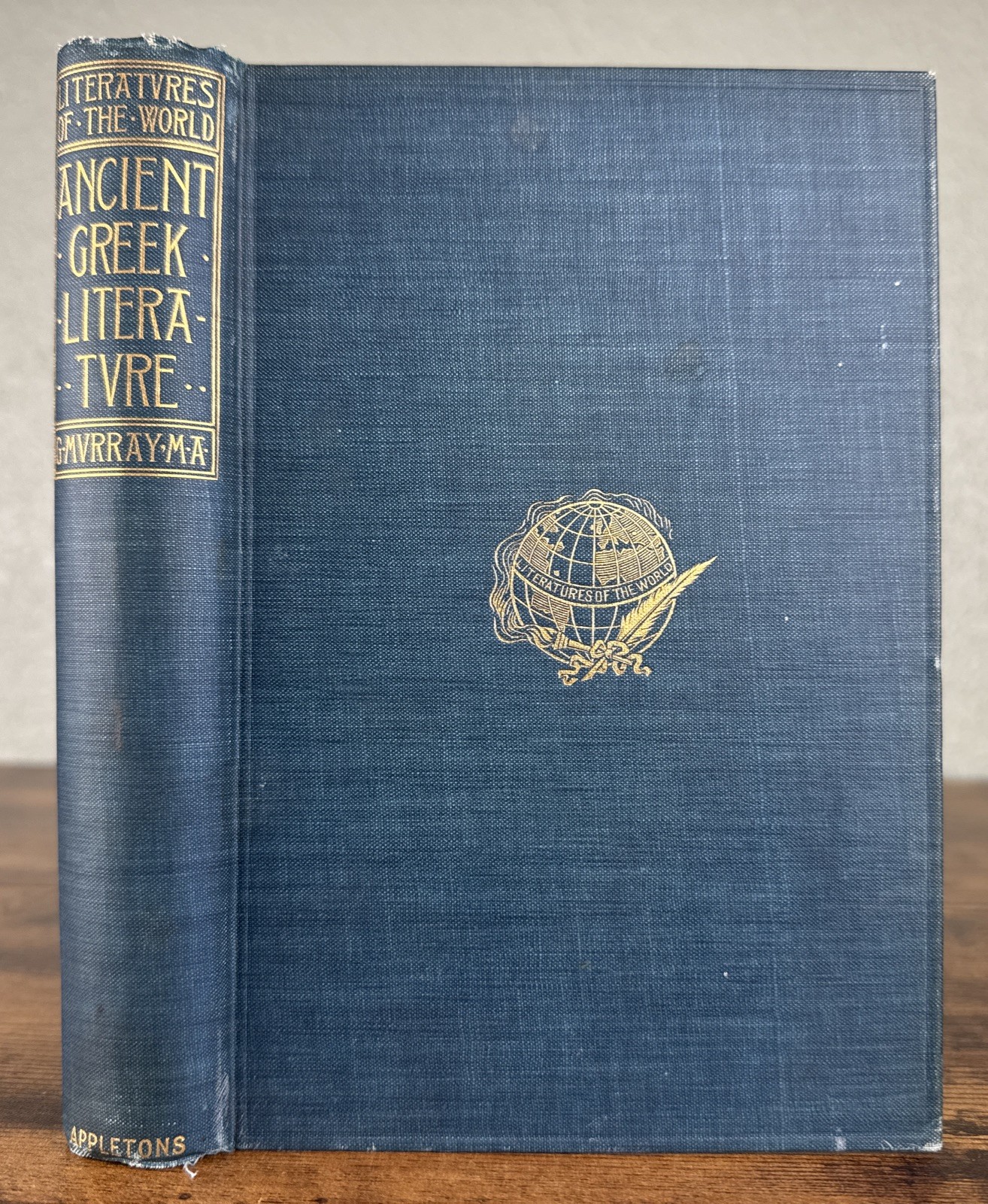 A History of Ancient Greek Literature By Gilbert Murray 1897 1st Ed.~D. Appleton
