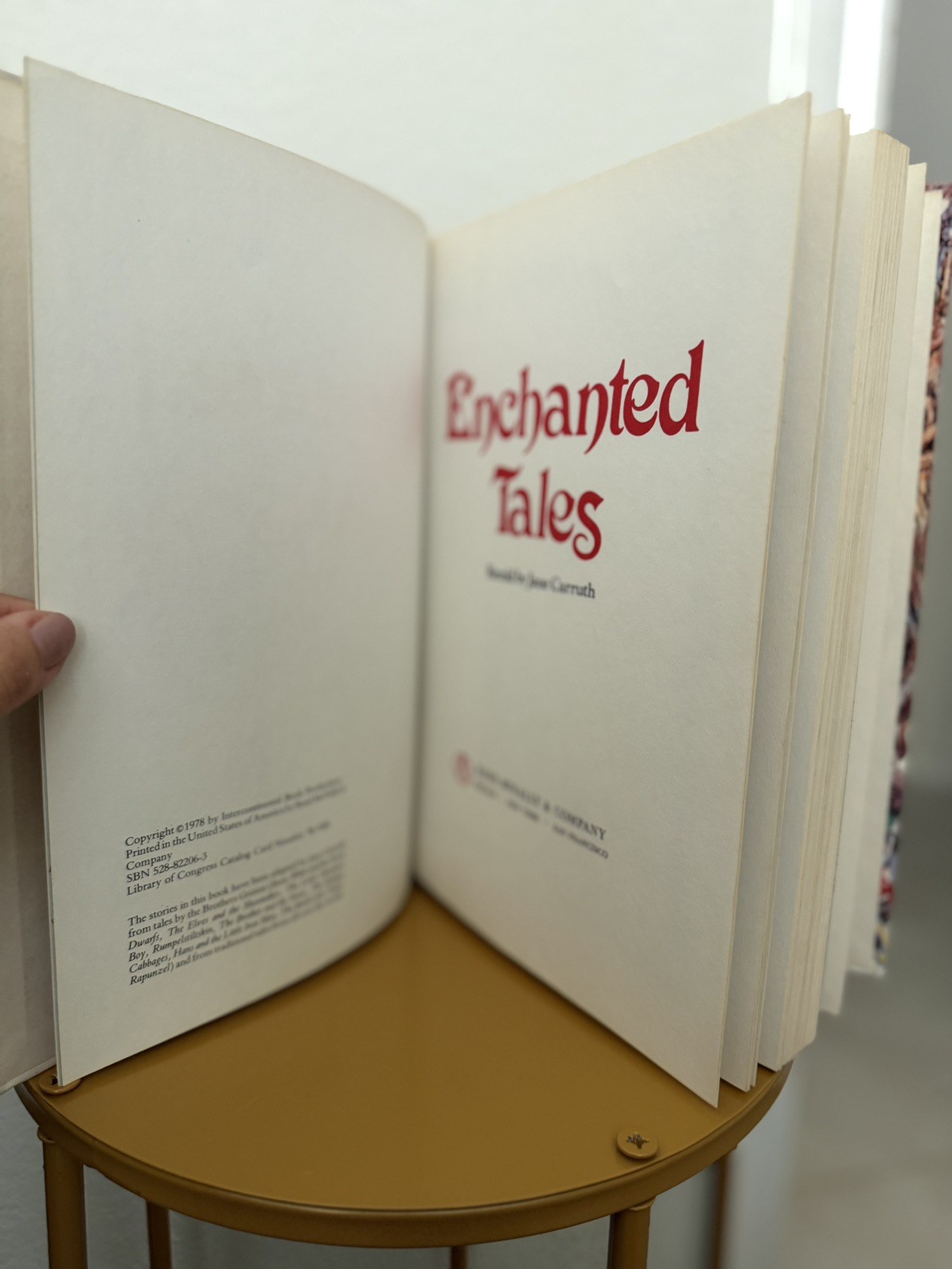 Treasury of Enchanted Tales 1978 Based On Brother Grimm Fairy Tale Jane Carruth