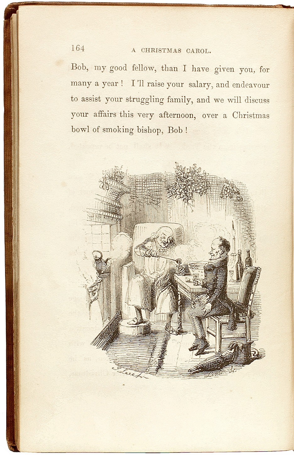 DICKENS. A Christmas Carol. FIRST EDITION 2ND ISSUE – IN ORIGINAL CLOTH – 1843