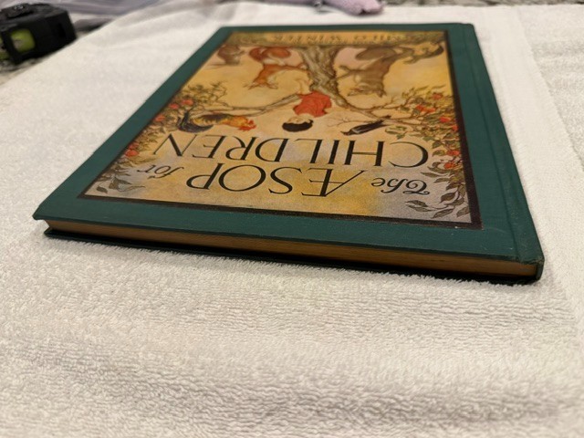 THE AESOP FOR CHILDREN MILO WINTER ILLUSTRATED 1937 RAND MCNALLY HARDCOVER