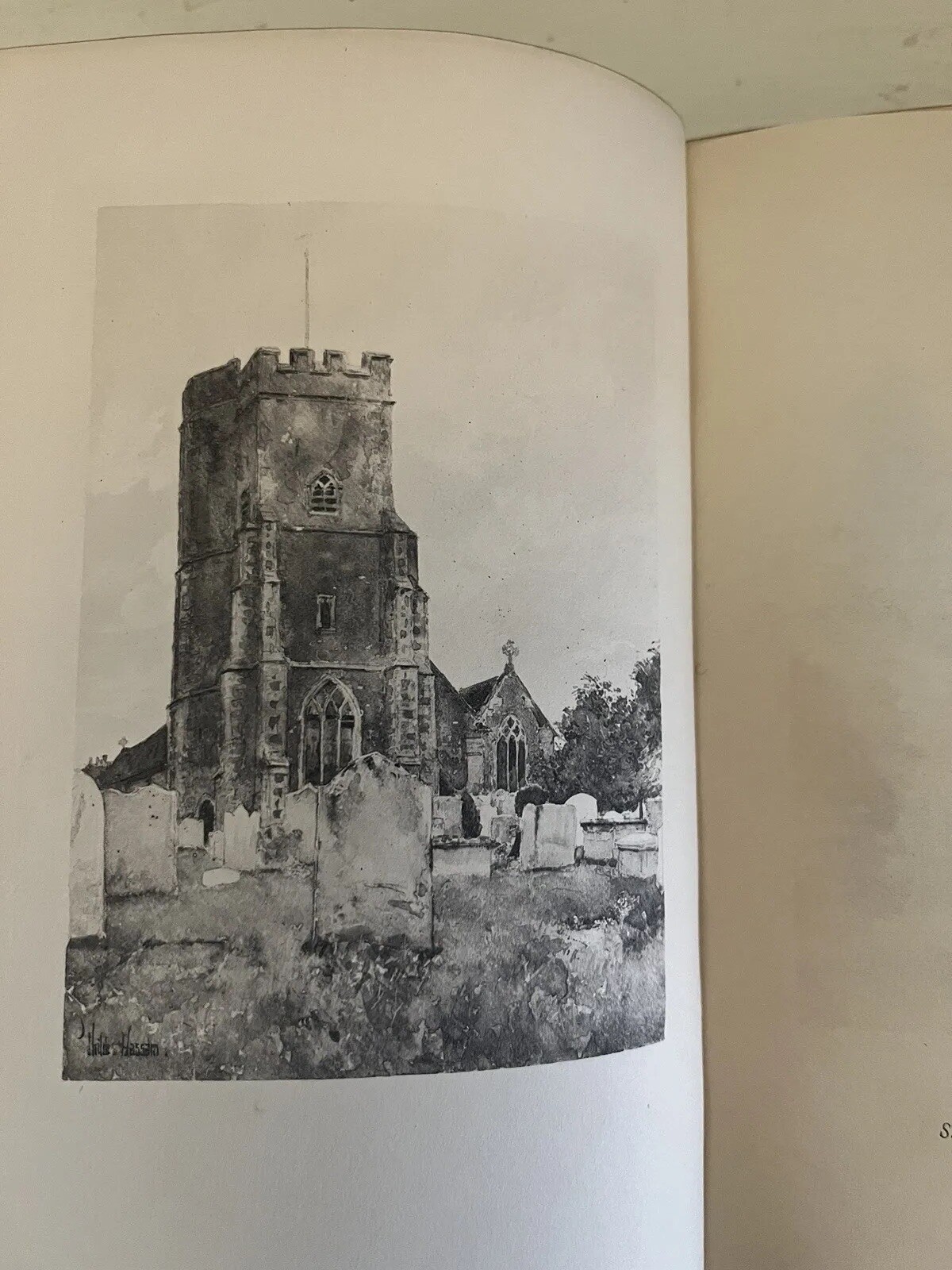 1900 Hawthorne Writings Old Manse Edition Engravings Uncut Pages Leather