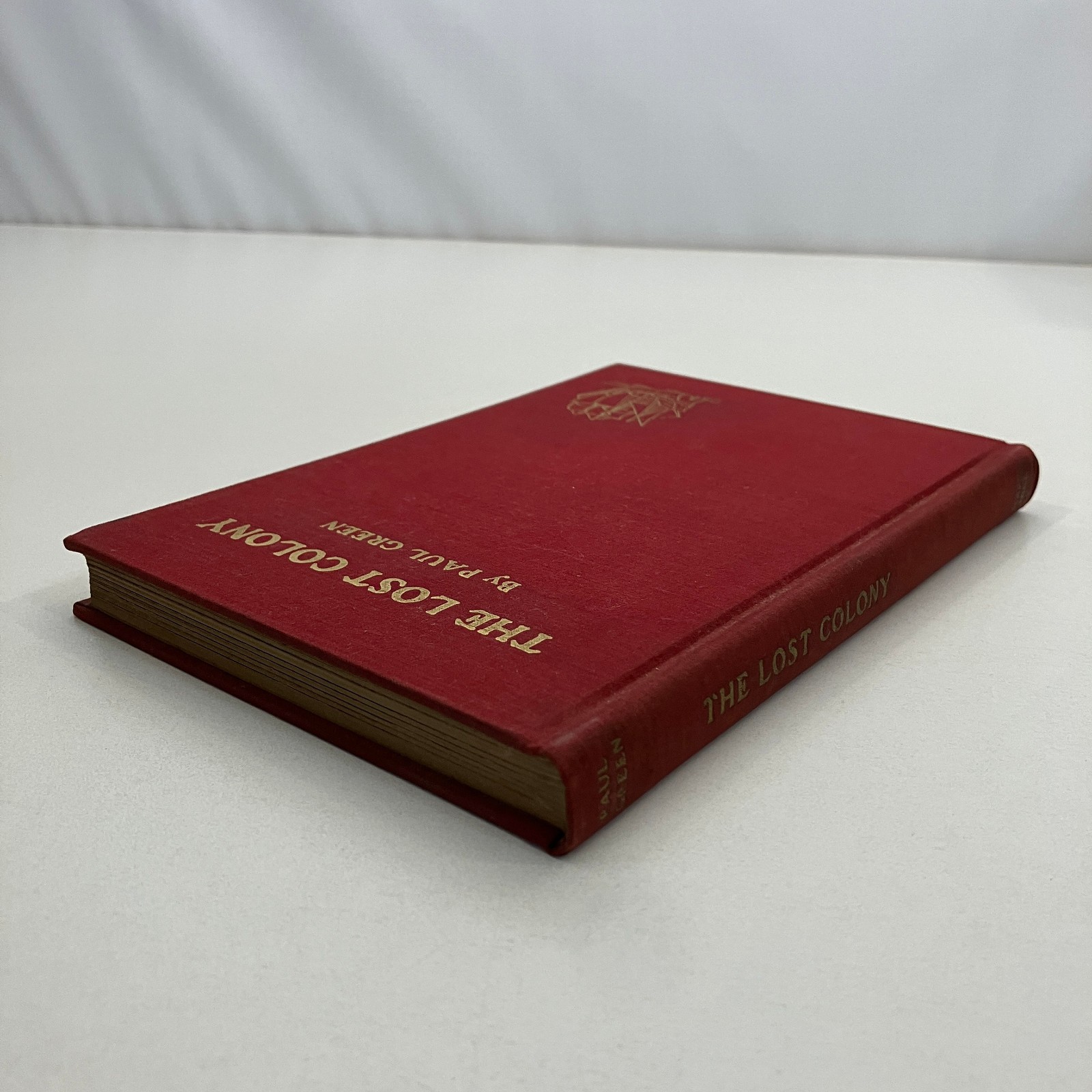Lost Colony Outdoor Play Two Acts SIGNED 1st Edition Antique 1937 HC Paul Green