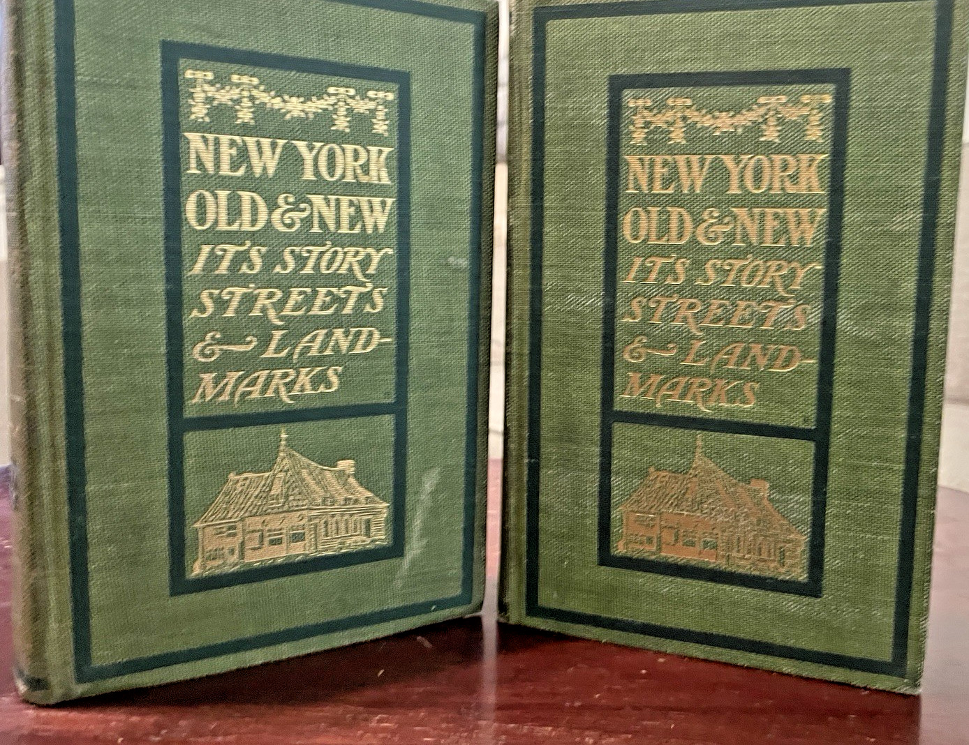 New York Old & New Its Story Streets & Landmarks Rufus Wilson Vols 1 & 2 Ex Lib