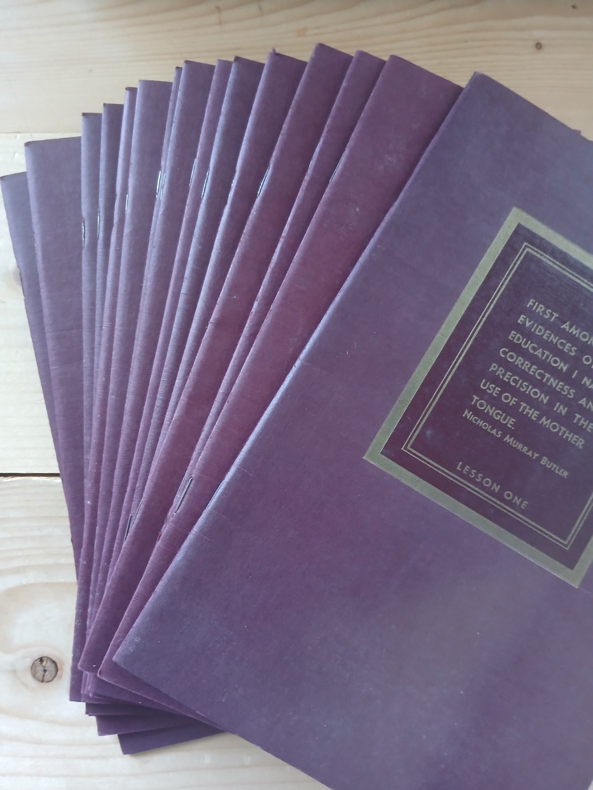 VTG New Self-Teaching Course Practical English Effective Speech 1938 Book Set