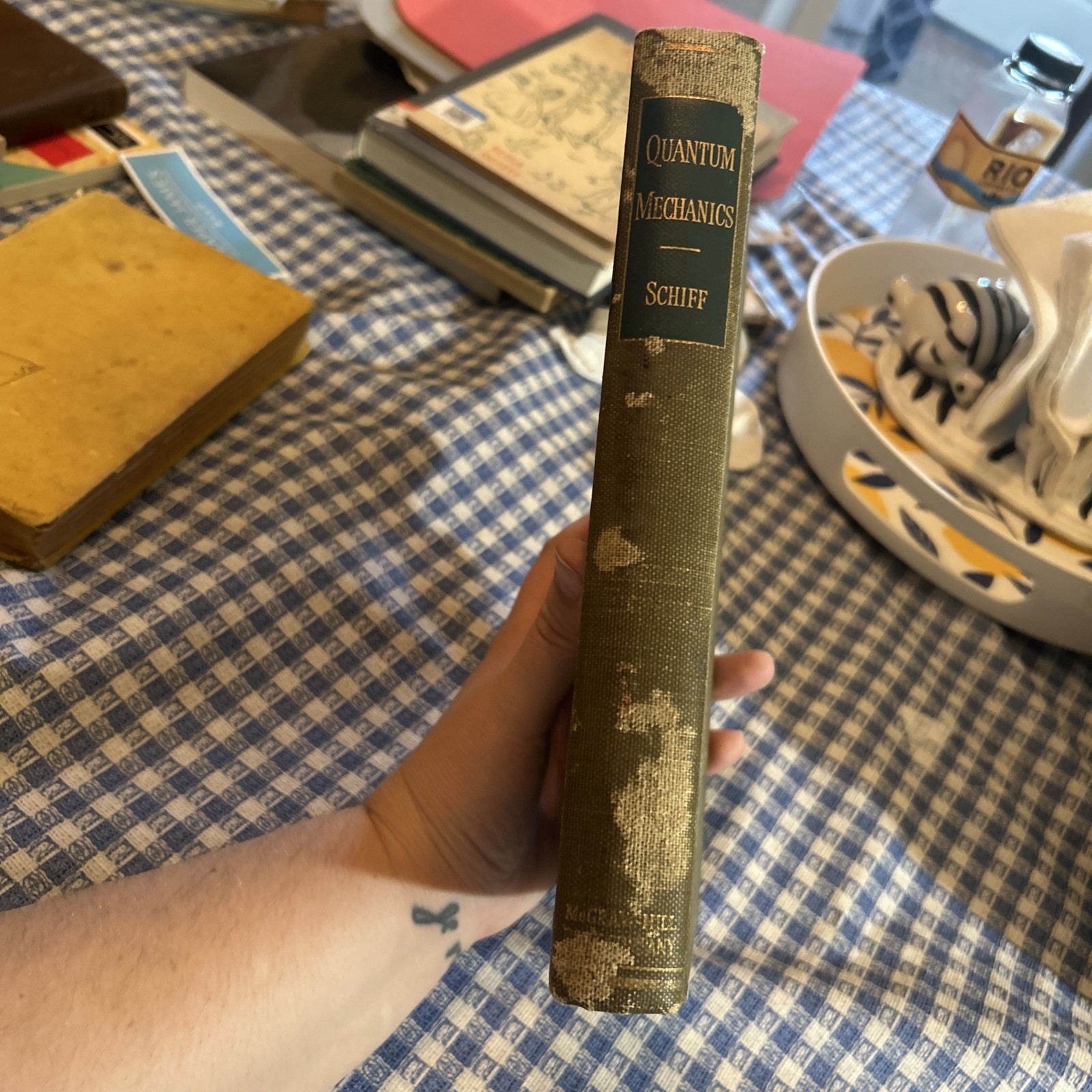 Quantum Mechanics Antique Hardcover Schiff 1955 McGraw Hill