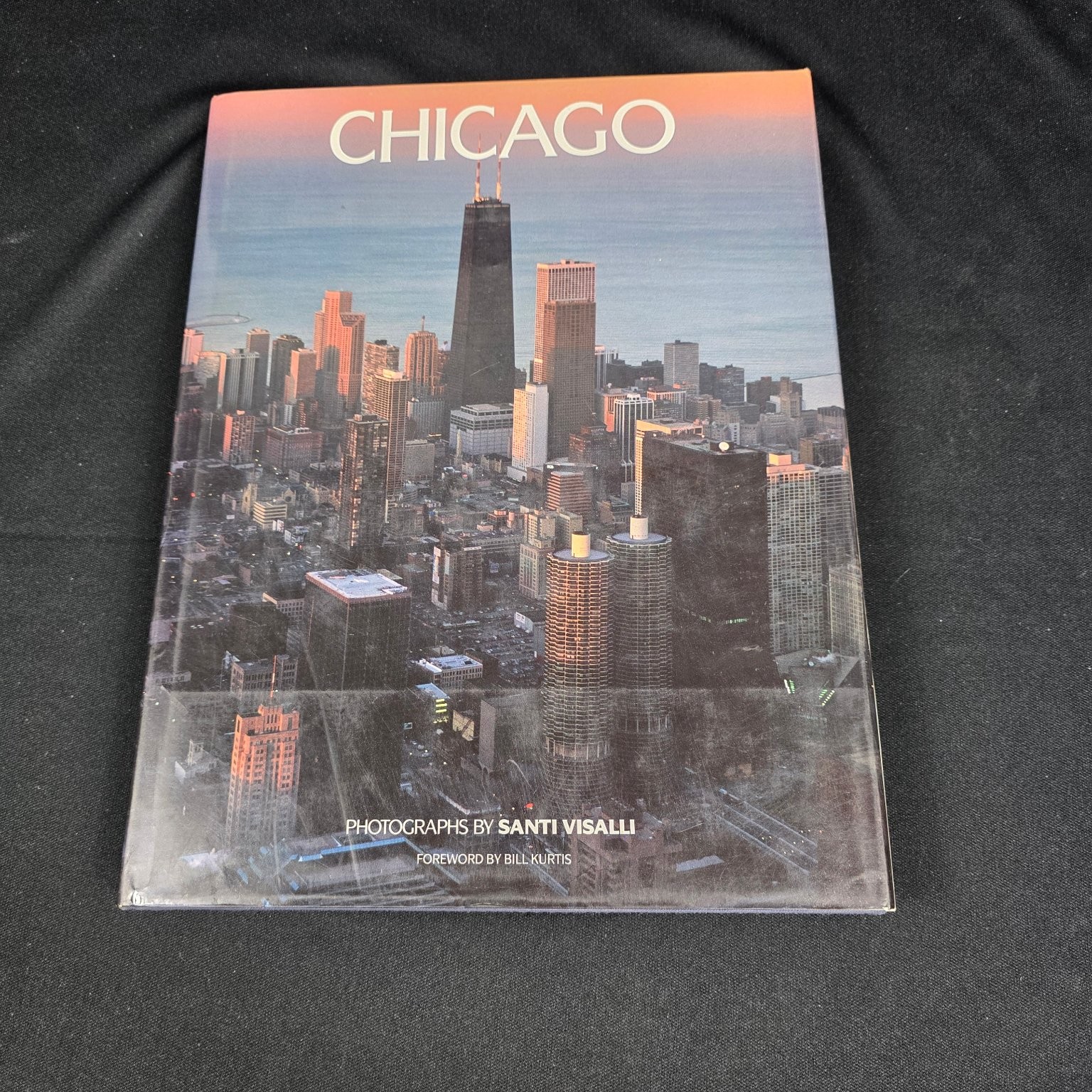 CHICAGO Santi Visalli 1987 First Edition Illustrated Photography Book