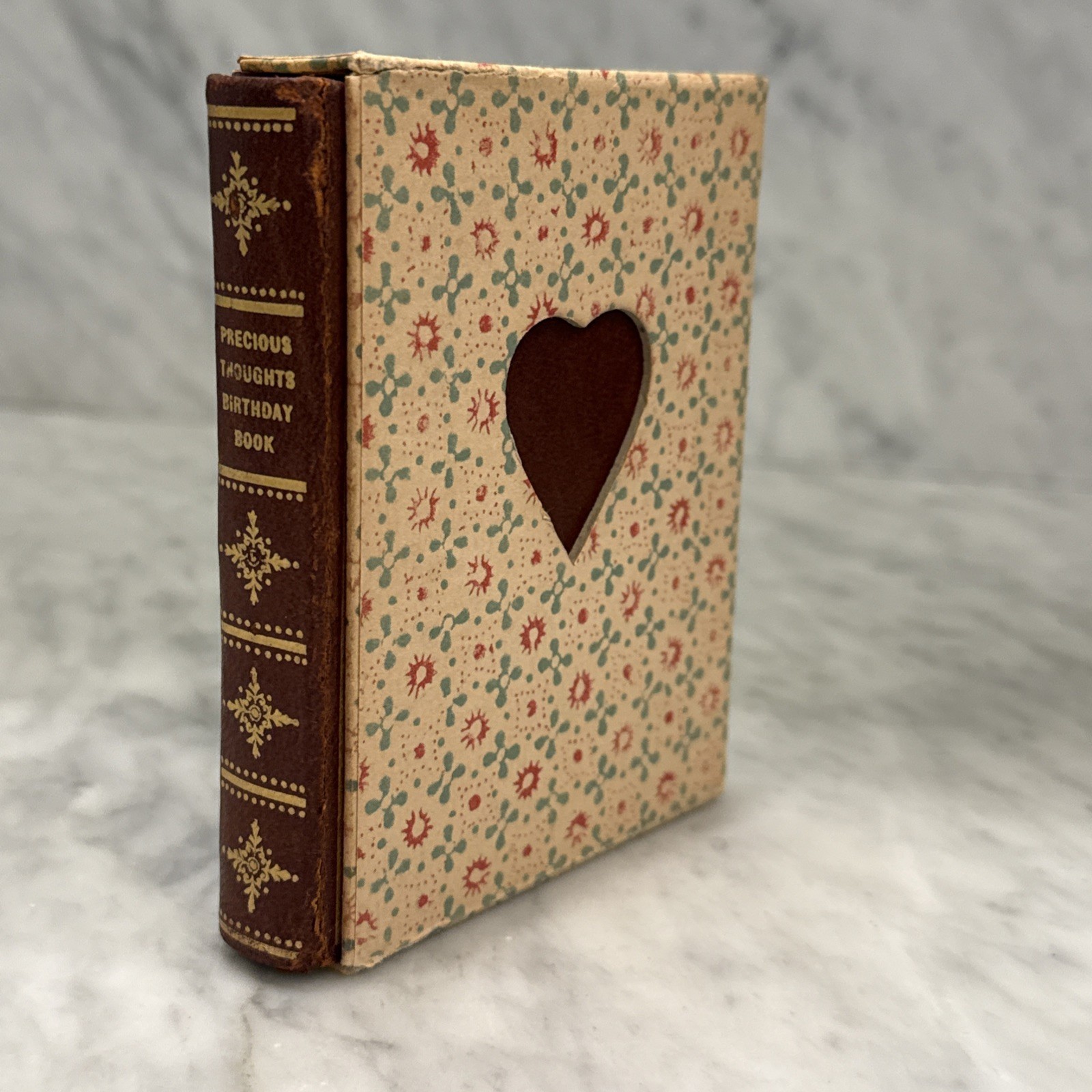 Precious Thoughts Birthday Book in Slipcase Cupples & Leon Clean & Unused 1929