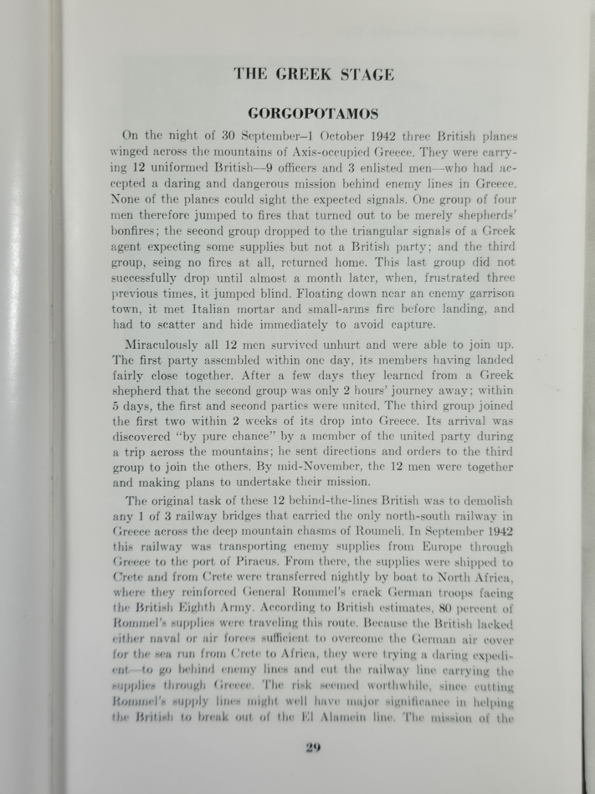 1961 Case Study In Guerilla War Greece During World War II Condit Special Ops