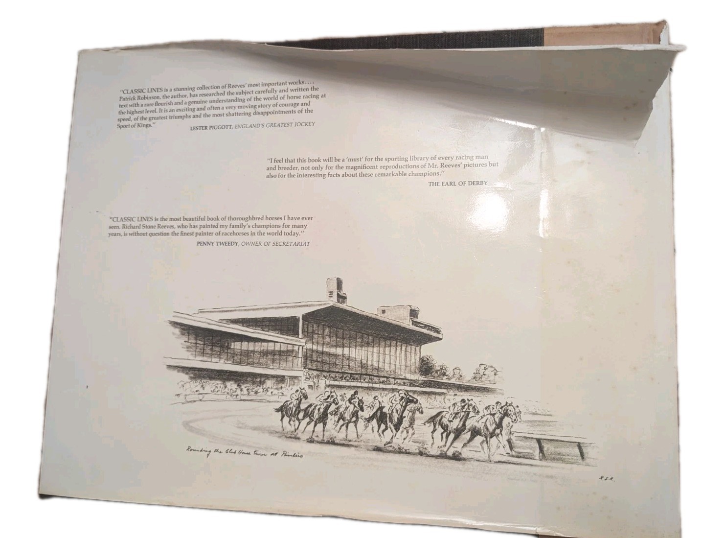 Classic Lines Gallery Great Thoroughbreds Richard Stone Reeves First Edition Art