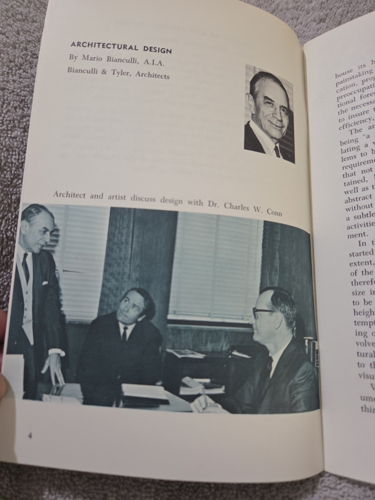Church of God General Offices Pamphlet Plus Vintage Postcard Of Headquarter 1968