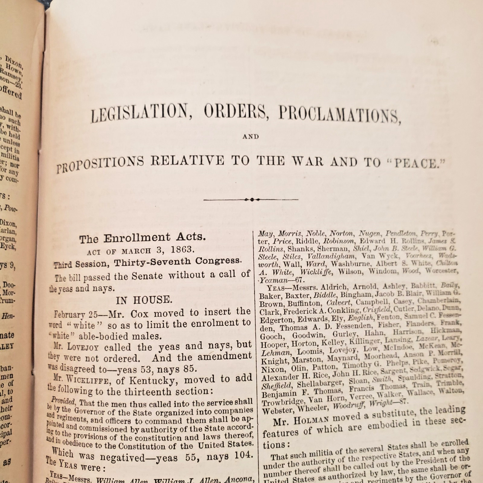 1864 “The Great Rebellion” Wartime Political History of USA by Edward Mcpherson