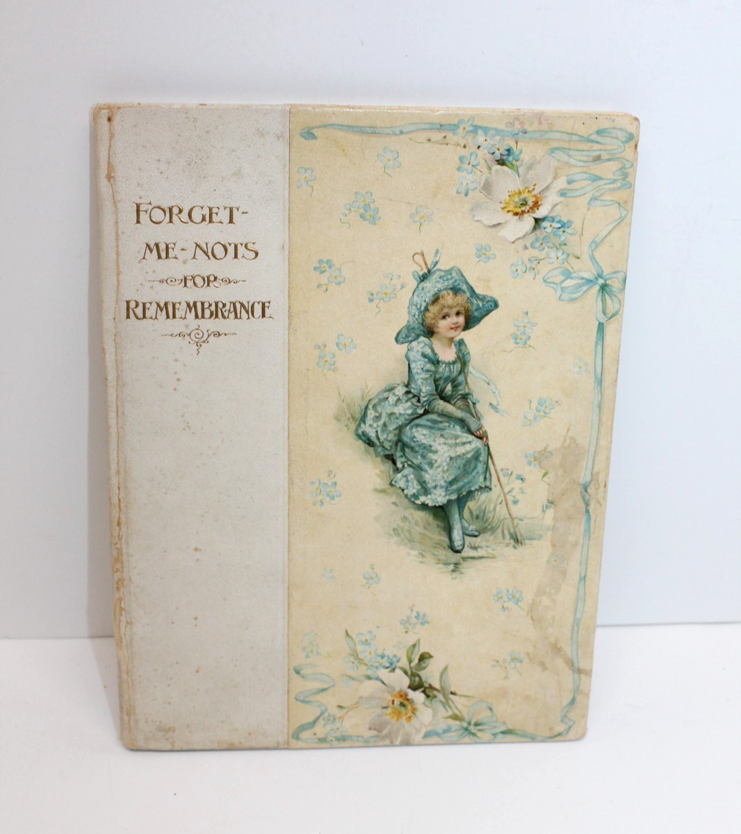 Forget-Me-Nots for Remembrance Vintage poetry book E.P. Dutton & Co