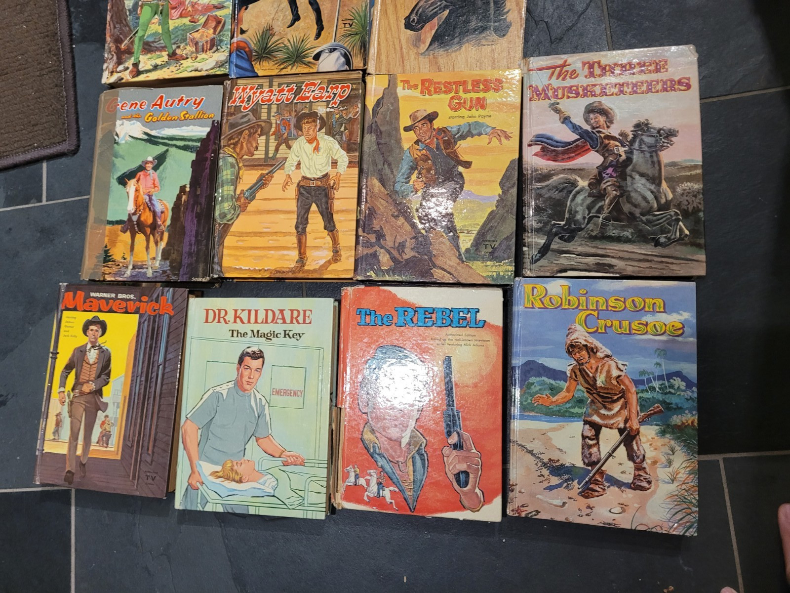 Lot of 14 vintage Whitman Publishing children’s books – Westerns – Trixie Belden