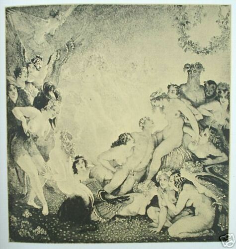 1984 NORMAN LINDSAY ETCHINGS *LIKE NEW* w 100 FULL PAGE PLATES FREE EXPRESS W/W