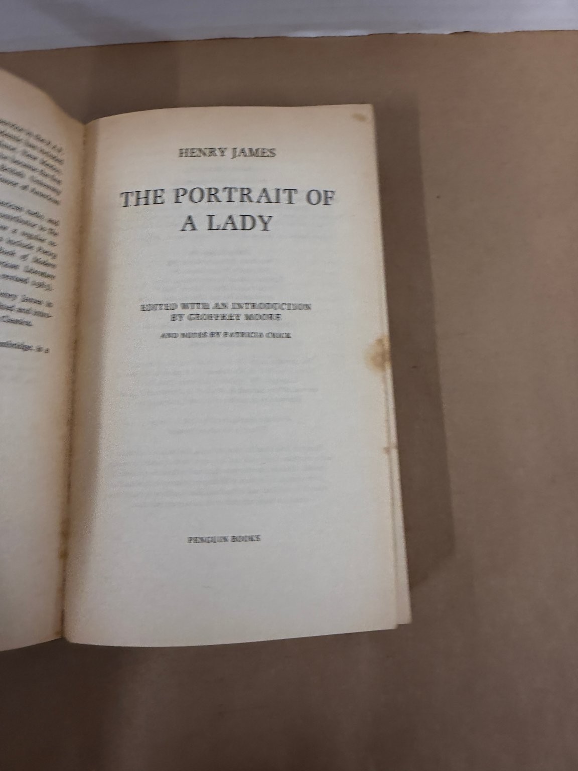 The Portrait of a Lady Henry James Penguin Classics 2014 Novel