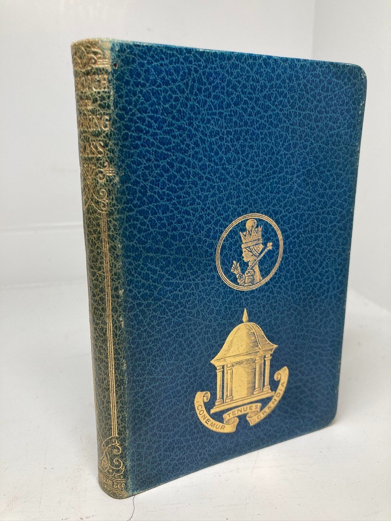 1935 Lewis Carroll LOOKING-GLASS Miniature Full Morocco Leather Tenniel