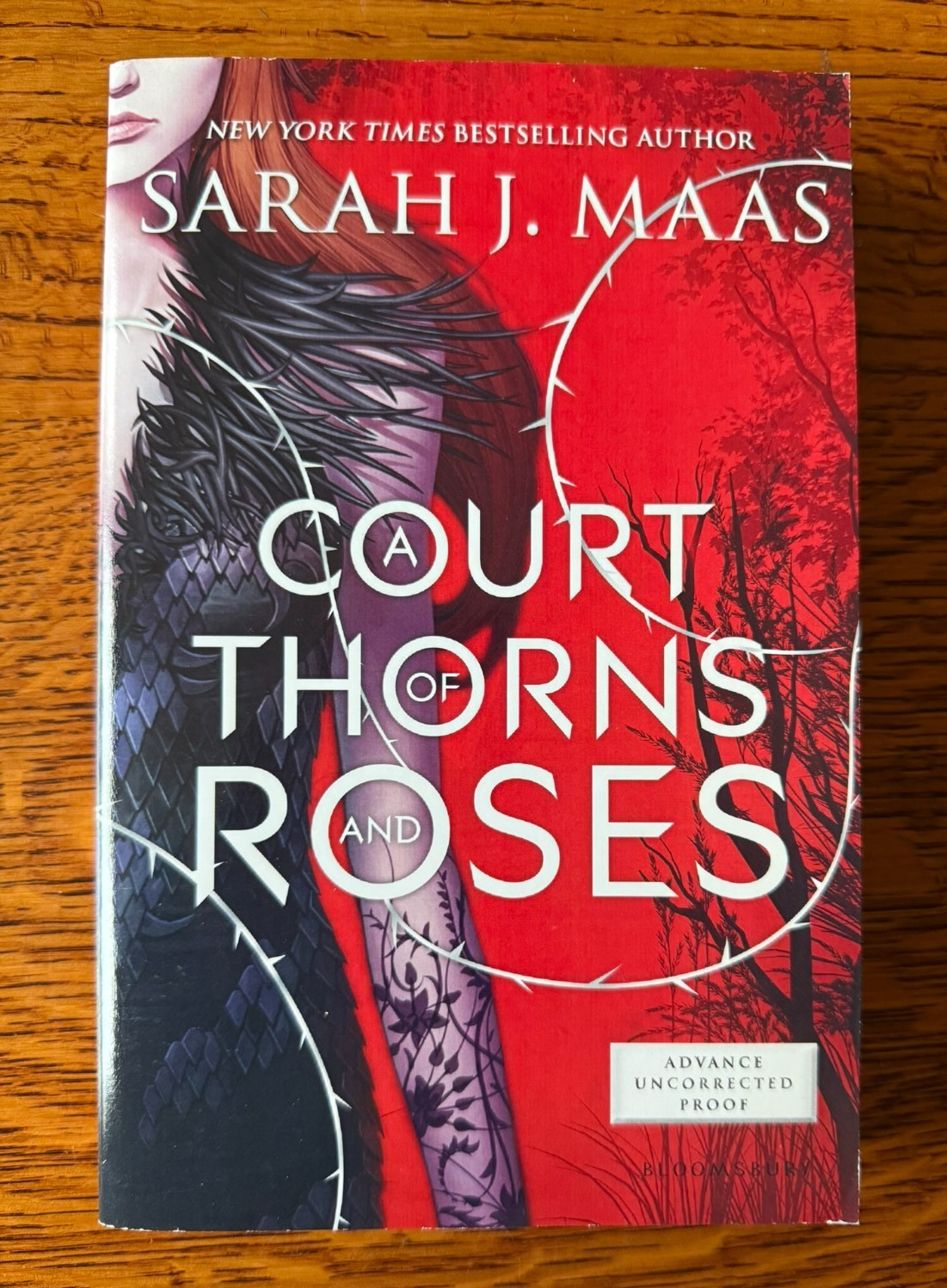ADVANCE UNCORRECTED PROOF – A Court of Thorns and Roses – ARC – Sarah Maas RARE