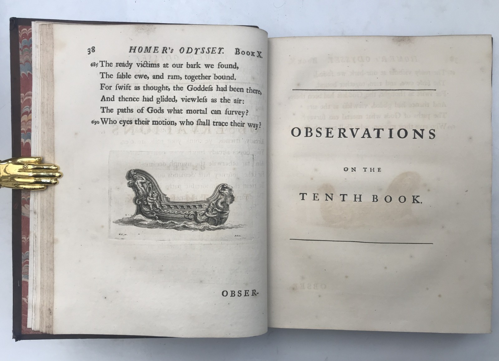 1725-26 Pope THE ODYSSEY OF HOMER 5 Vols First Edition Illustrated Poetry