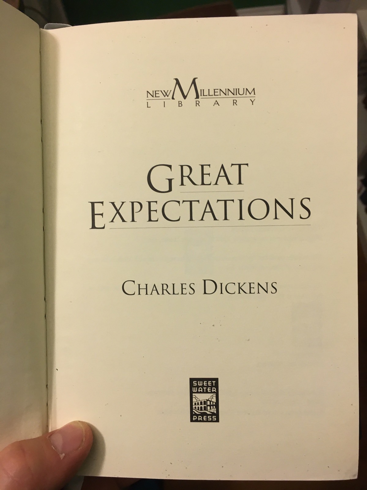 Great Expectations By Charles Dickens Blue Leather Silk Bookmark Gilt Edges