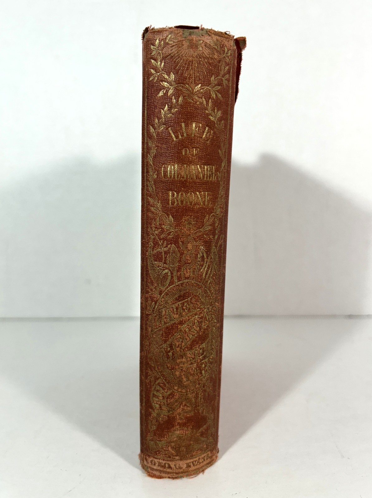 Life & Times of Col. Daniel Boone by Cecil B. Hartley 1859 Antique Hardcover