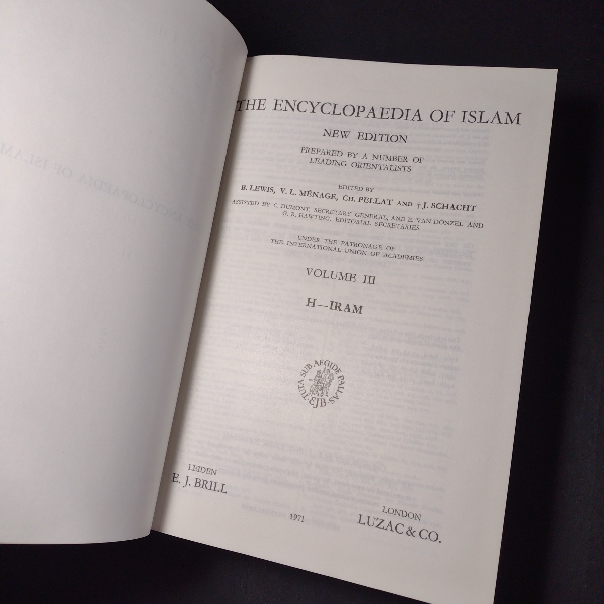 The Encyclopaedia Of Islam New Edition Partial Set 3 Vols