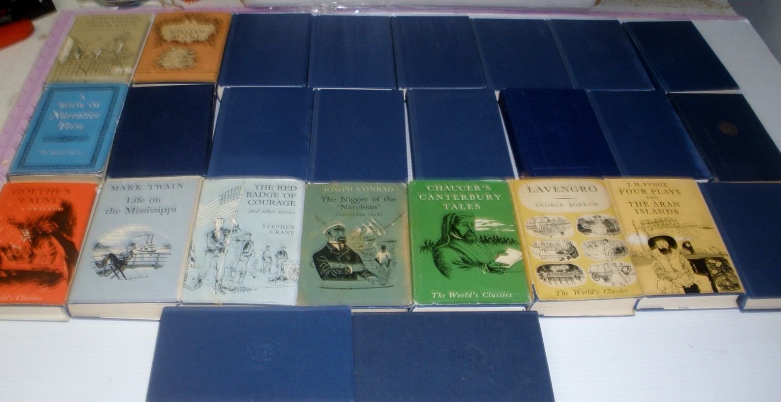Lot of 26 The World’s Classics Oxford University Press, Dickens Twain Conrad