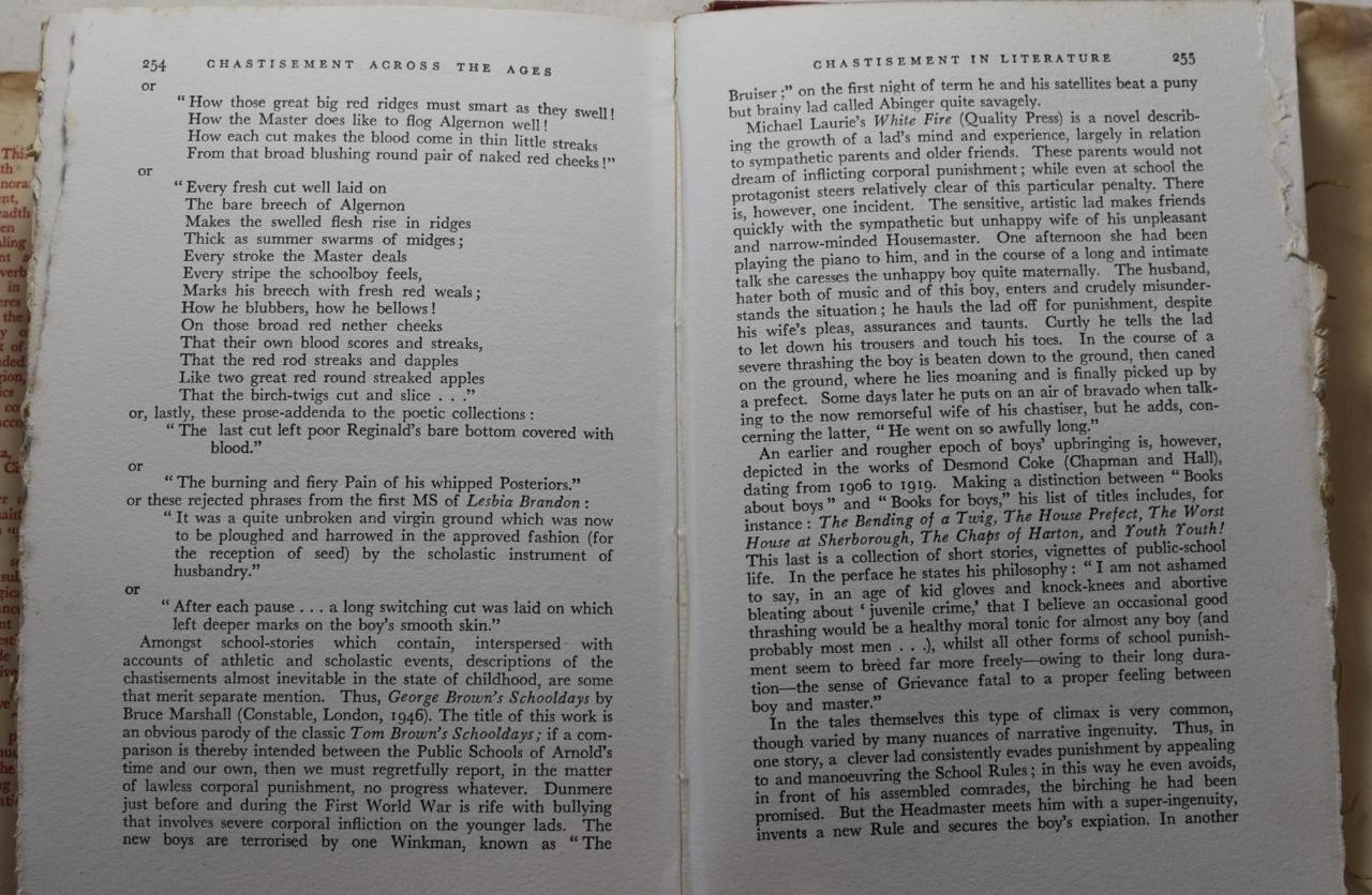 CHASTISEMENT ACROSS THE AGES Gervas D’Olbert, 1956. Corporal Punishment.