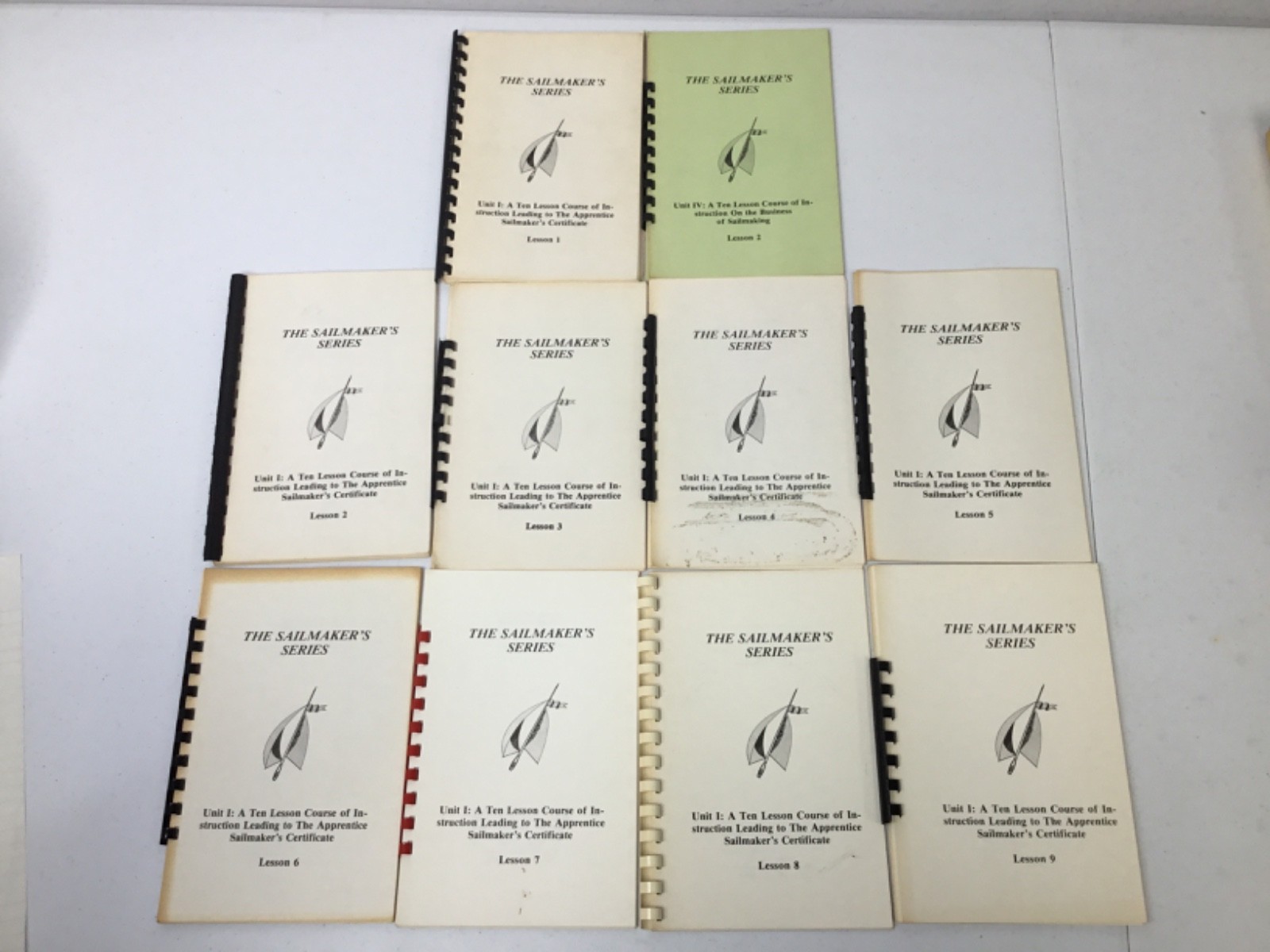 Vtg The Sailmaker’ Series. Spiral Bound, Illus. Unit 1: 1-9 Unit IV: L:2