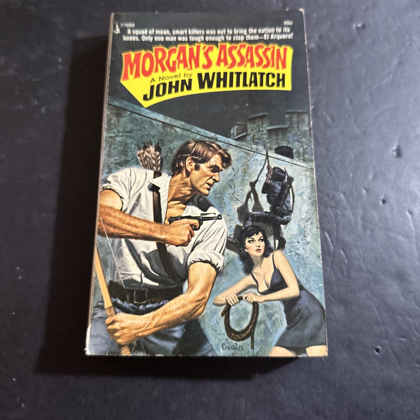 MORGAN’S ASSASSIN BY JOHN WHITLATCH 1973 VINTAGE POCKET BKS ACTION ADVENTURE Sf5