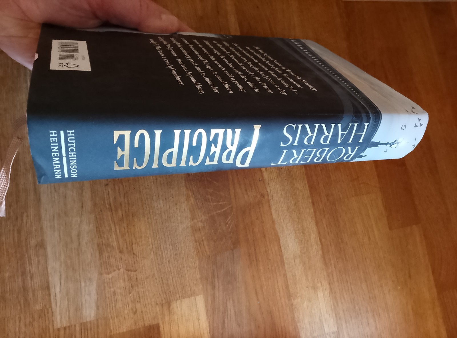 BOOK – SIGNED Robert Harris Precipice First Edition Hardback Novel 2024
